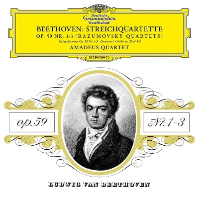 Ludwig Van Beethoven / Amadeus Quartet - Razumovského Kvartety - Op. 59 Č. 1, 2, A 3 (Edice 2017) - Vinyl 