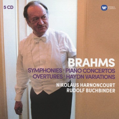 Nikolaus Harnoncourt - Brahms: Symphonies, Piano Concertos, Overtures, Haydn Variations (5CD, 2016) 