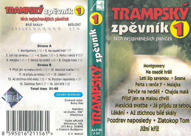 Bílé skály a Sešlost - Trampský zpěvník 1 (Kazeta, 2001)