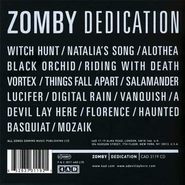 Zomby - Dedication (2011)