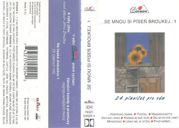 Various Artists - Se mnou si píseň broukej 1 (Kazeta, 1997)