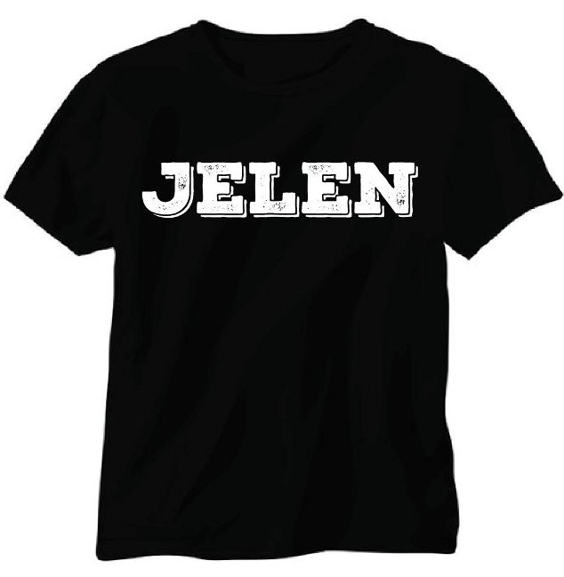 Jelen / Tričko (M) - Tričko černé (M)  - Logo 