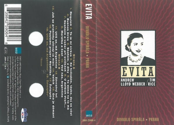 Soundtrack - Evita /Czech version (Kazeta)