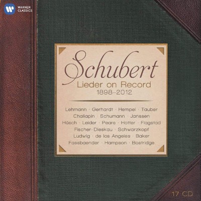 Franz Shubert - Lieder on Record 1898-2012 (17CD, 2012)