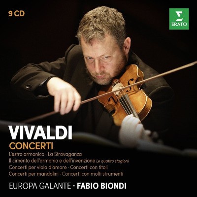 Antonio Vivaldi / Fabio Biondi, Europa Galante - Koncerty/Concerti (9CD, 2017) 