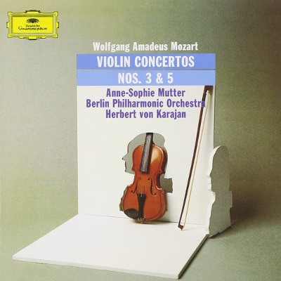 Wolfgang Amadeus Mozart / Herbert Von Karajan - Koncerty Pro Housle Č. 3 & 5/Violin Concertos Nos. 3 & 5 (Edice 2016) - Vinyl 