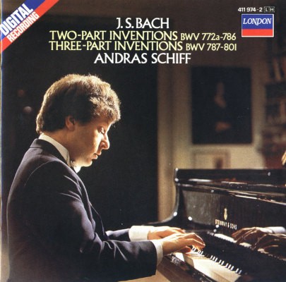 Johann Sebastian Bach / András Schiff - Two-Part Inventions / Three-Part Inventions (Edice 1985)