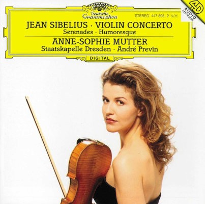 Jean Sibelius / André Previn, Staatskapelle Dresden, Anne-Sophie Mutter - Violin Concerto,Op.47 / Serenades Nos. 1 & 2 / Humoresque (1995)