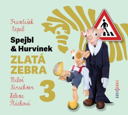 Divadlo S+H / František Nepil - Spejbl & Hurvínek a Zlatá zebra 3 (2023) /CD-MP3 Audiokniha