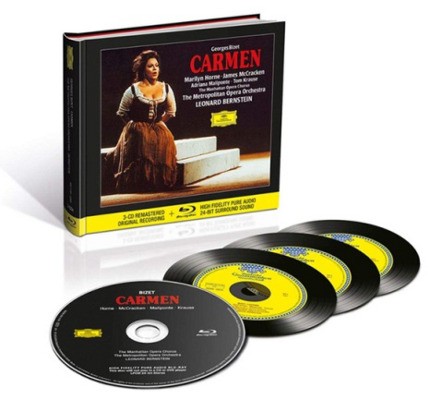 Georges Bizet - Carmen (3CD+Blu-ray Audio, 2018) CD OBAL
