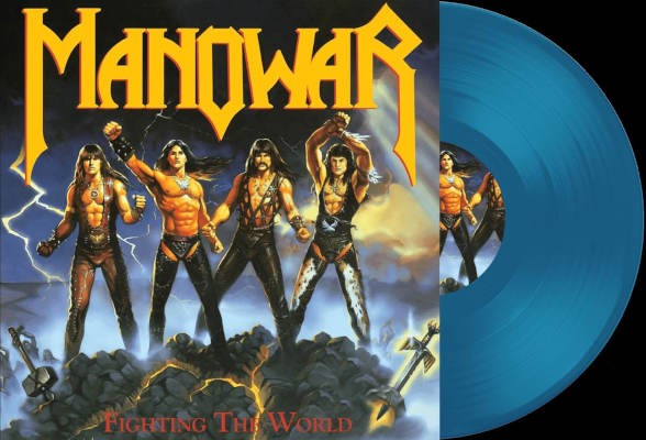 Manowar - Fighting The World (Edice 2024) - Limited Blue Vinyl