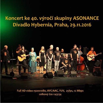 Asonance - Koncert ke 40. výročí skupiny ASONANCE (USB, 2018) TENKY DIGISLEEVE