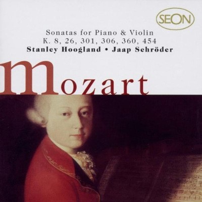 Wolfgang Amadeus Mozart / Jaap Schröder, Stanley Hoogland - Sonatas For Piano & Violin: K. 8, 26, 301, 306, 360, 454 (Edice 1999) /HOOGLAND,SCHRODER