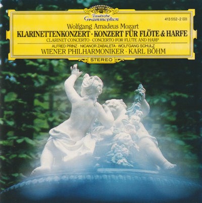 Wolfgang Amadeus Mozart / Vídenští Filharmonici, Karl Böhm - Klarinettenkonzert (Clarinet Concerto) - Konzert Für Flöte & Harfe (Concerto for Flute & Harp) /1984