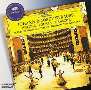 Berliner Philharmoniker - JOHANN & JOSEF STRAUSS Waltzes /  Karajan 