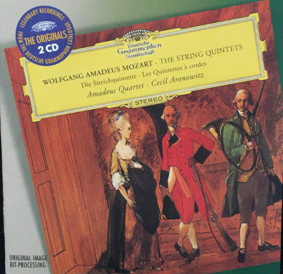 Wolfgang Amadeus Mozart / Amadeus Quartet, Cecil Aronowitz - String Quintets / Die Streichquintette / Les Quintettes A Cordes (Edice 2005) /2CD
