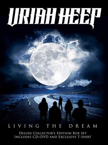 Uriah Heep - Living The Dream (CD+DVD+T-Shirt, 2018) /Limited Fanbox DVD OBAL