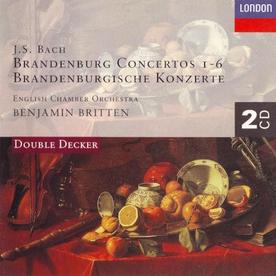 Johann Sebastian Bach / Benjamin Britten, English Chamber Orchestra - Braniborské koncerty 1-6 / Brandenburg Concertos 1-6 (Edice 1995) /2CD