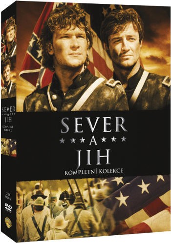 Film/Seriál - Sever a jih 1.-3. (Kniha - kolekce 8DVD)