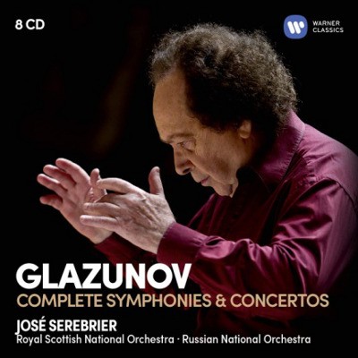 Alexandr Glazunov / José Serebrier - Symfonie – Komplet (8CD BOX 2018) 