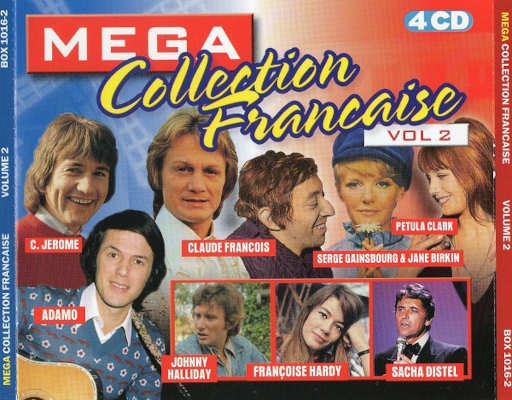 Various Artists - Mega Collection Francaise Volume 2 (4CD, 2001)