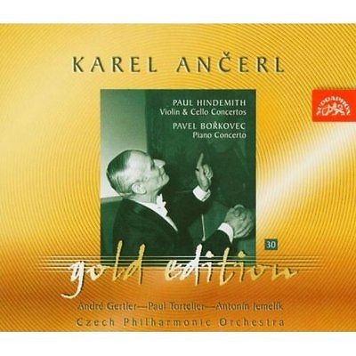 Hindemith/Bořkovec/Ančerl - Violin & Cello Concertos/Piano Concerto 