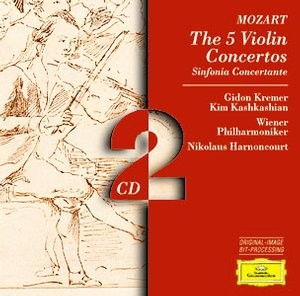 Mozart, Wolfgang Amadeus - MOZART 5 Violinkonzerte Kremer 