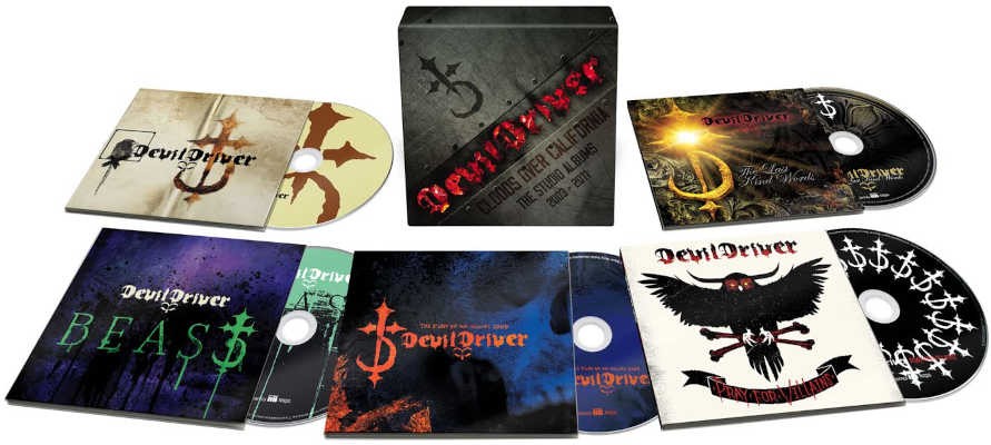 DevilDriver - Clouds Over California: The Studio Albums 2003 - 2011 (2022) /5CD