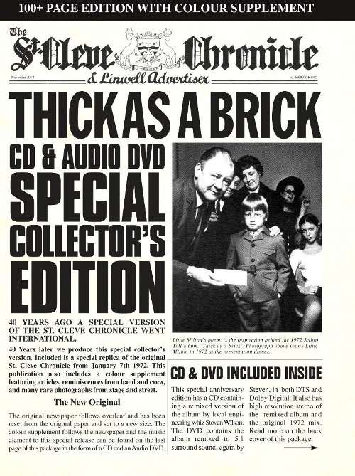 Jethro Tull - Thick As A Brick (Limited Edition 2012) /CD+DVD