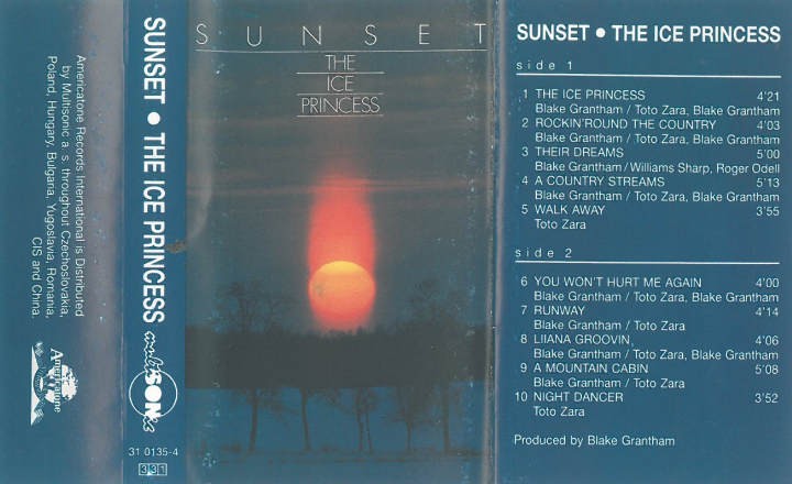 Sunset - Ice Princess (Kazeta, 1992)