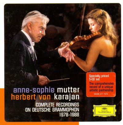 Anne-Sophie Mutter, Herbert von Karajan - Complete Recordings On Deutsche Grammophon 1978 - 1988 (5CD, 2008)