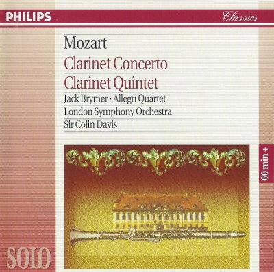 Mozart, Wolfgang Amadeus - Clarinet Concerto / Clarinet Quintet (Edice 1994)