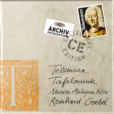 Georg Philipp Telemann / Musica Antiqua Köln, Reinhard Goebel - Tafelmusik (2010) /4CD