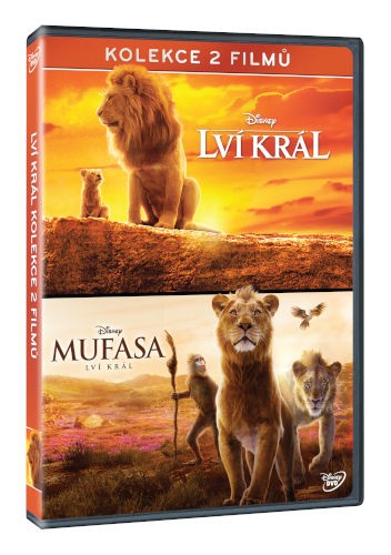 Film/Rodinný - Lví král (2019) + Mufasa: Lví král /kolekce 2 filmů (2DVD)