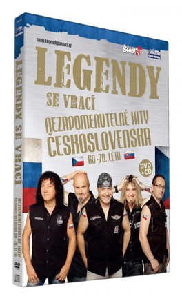Legendy se vrací - Nezapomenutelné hity Československa CD+DVD 