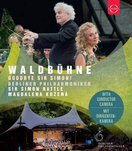 Berlínští filharmonici, Magdalena Kožená, Simon Rattle - EuroArts - Waldbühne 2018 - Goodbye Sir Simon! (Blu-ray, 2018) 