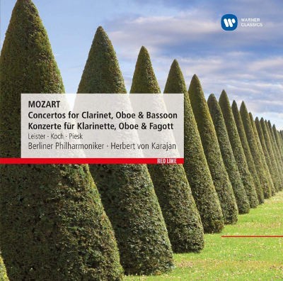 Wolfgang Amadeus Mozart / Herbert Von Karajan, Berlínští Filharmonici - Concertos For Clarinet, Oboe & Bassoon (2012)