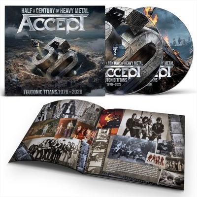Accept - Teutonic Titans 1976-2026 (2026) /2CD, Digisleeve
