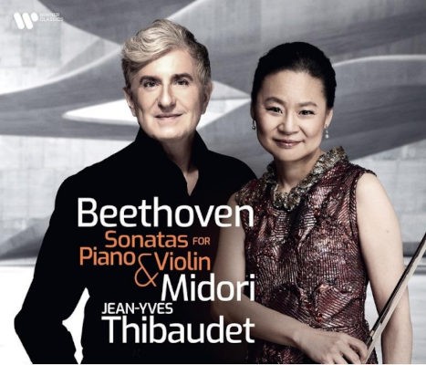 Ludwig Van Beethoven / Midori, Jean-Yves Thibaudet - Sonáty pro housle a klavír - Komplet (2022) /3CD
