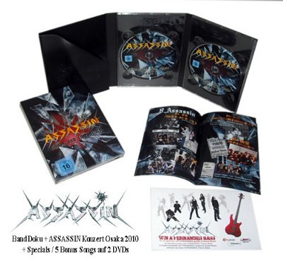Assassin - Chaos and Live Shots (2DVD, 2012)