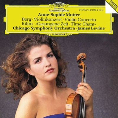 Alban Berg, Wolfgang Rihm / Anne-Sophie Mutter, James Levine - Violinkonzert = Violin Concerto / "Gesungene Zeit = Time Chant" (1992)