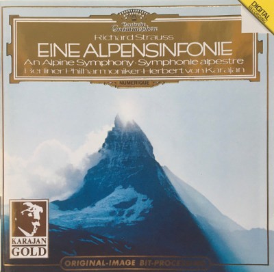 Richard Strauss / Berlínští filharmonici, Herbert Von Karajan - Eine Alpensinfonie = An Alpine Symphony = Symphonie Alpestre (Edice 1993)
