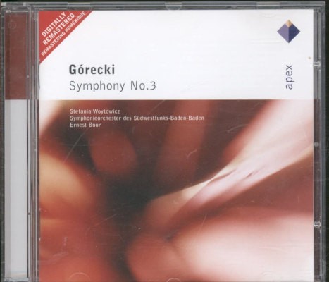 Henryk Górecki / Stefania Woytowicz, Ernest Bour - Symphony No. 3 / Symfonie č. 3 (Remaster 2003)