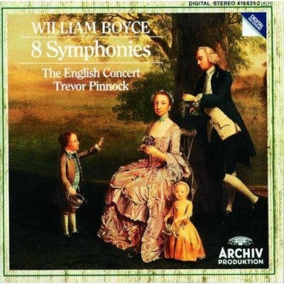 William Boyce / English Concert, Trevor Pinnock - 8 Symphonies (1987)