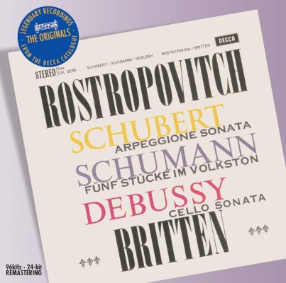 Britten, Benjamin - Schubert - Arpeggione Sonata / Schumann - Fünf Stücke Im Volkston / Debussy - Cello Sonata (Edice 2007)