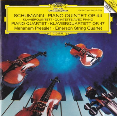 Robert Schumann / Menahem Pressler, Emerson String Quartet - Piano Quintet Op. 44 / Piano Quartet Op. 47 (1995)