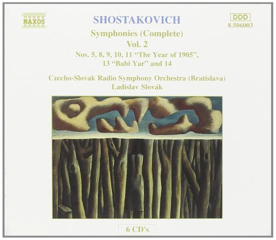 Dmitrij Šostakovič - Sinfonie Nr. 5 Nr. 8-11 Nr. 13 Nr. 14 Complete  Vol. 2 