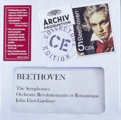 Ludwig van Beethoven / John Eliot Gardiner, Orchestre Révolutionnaire Et Romanti - Symfonie / Symphonies (Edice 2010) /5CD