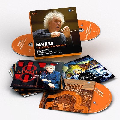 Gustav Mahler / Simon Rattle - Symfonie - Komplet / Complete Symphonies (12CD, 2017) 