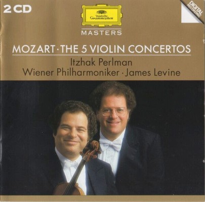 Wolfgang Amadeus Mozart, Itzhak Perlman, James Levine, Vídenští Filharmonici - 5 Violin Concertos (Edice 1994) /2CD